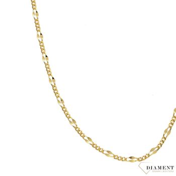 Złoty łańcuszek 585 figaro gucci 50 cm 1009-040 (1).jpg